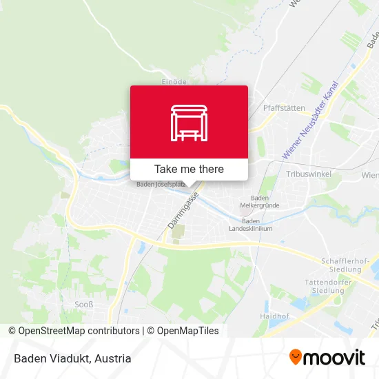 Baden Viadukt map