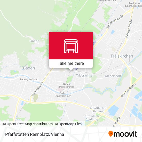 Pfaffstätten Rennplatz map