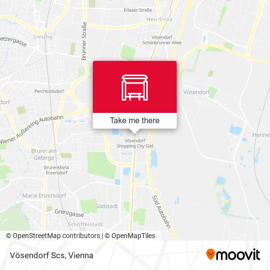 Vösendorf Scs map