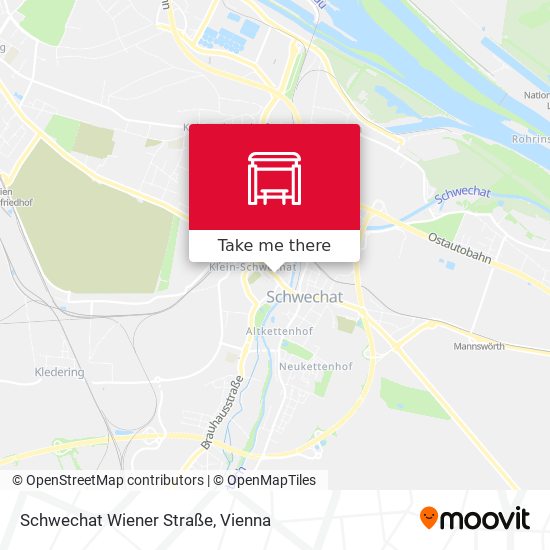 Schwechat Wiener Straße map