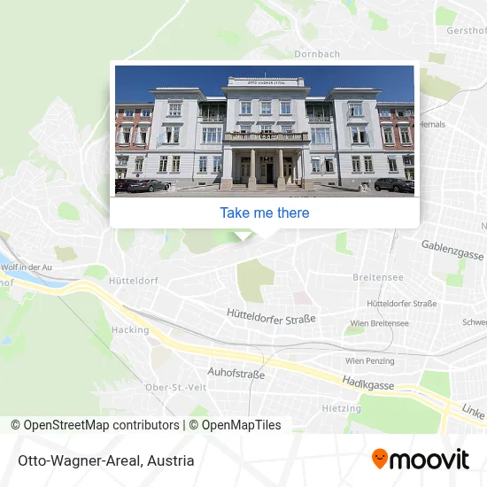 Otto-Wagner-Areal map