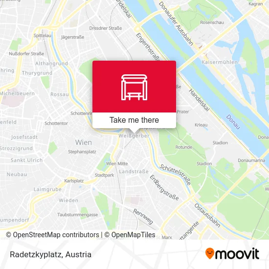 Radetzkyplatz map