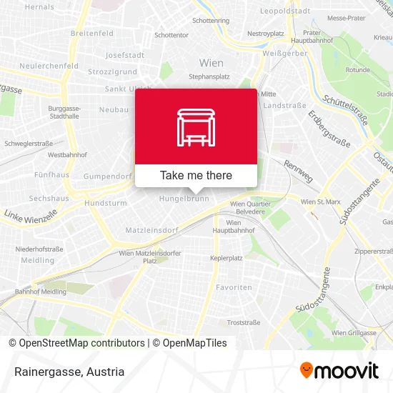 Rainergasse map