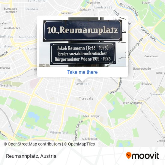 Reumannplatz map