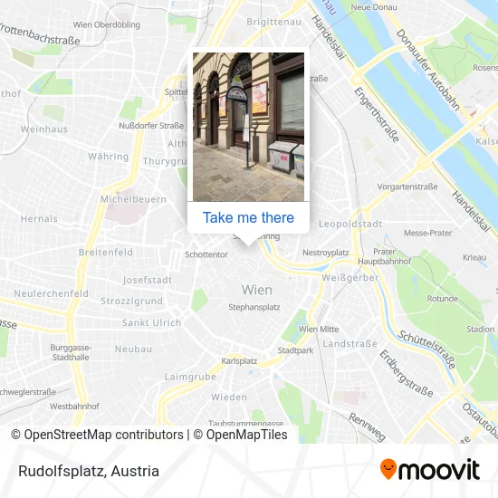 Rudolfsplatz map