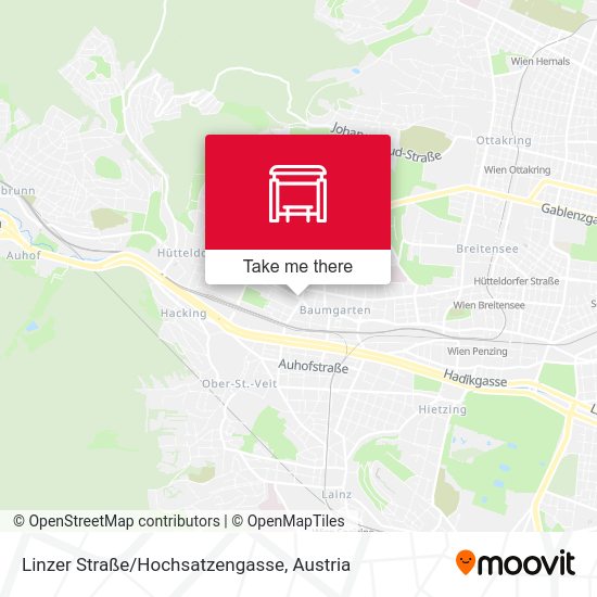 Linzer Straße/Hochsatzengasse map