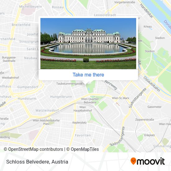 Schloss Belvedere map