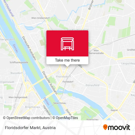 Floridsdorfer Markt map