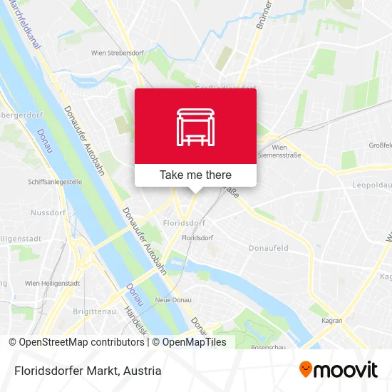 Floridsdorfer Markt map