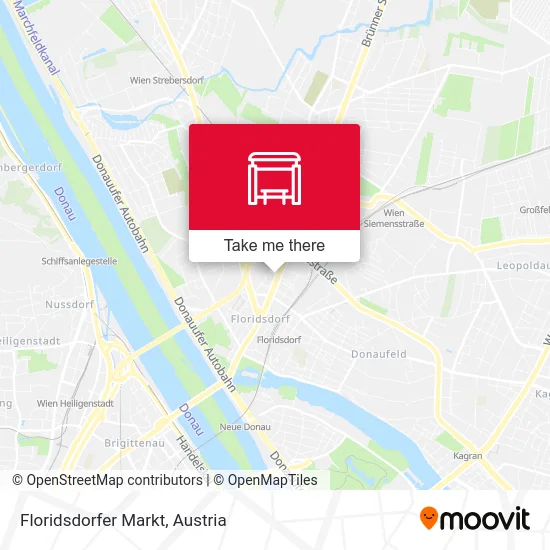 Floridsdorfer Markt map