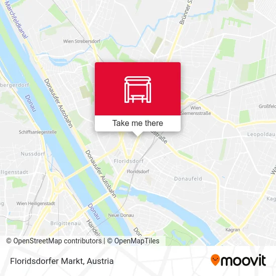 Floridsdorfer Markt map