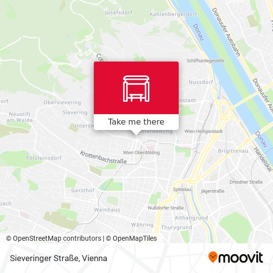 Sieveringer Straße map