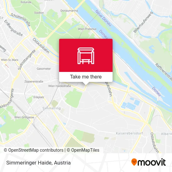 Simmeringer Haide map