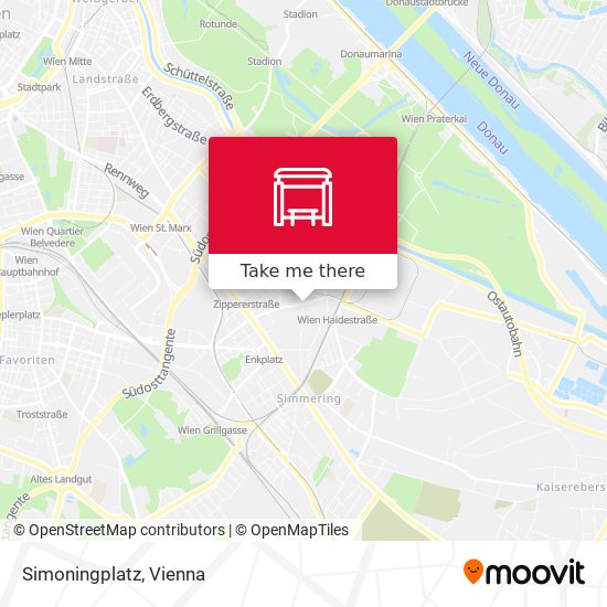 Simoningplatz map