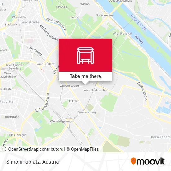 Simoningplatz map