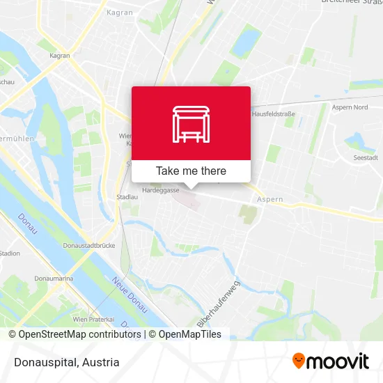 Donauspital map