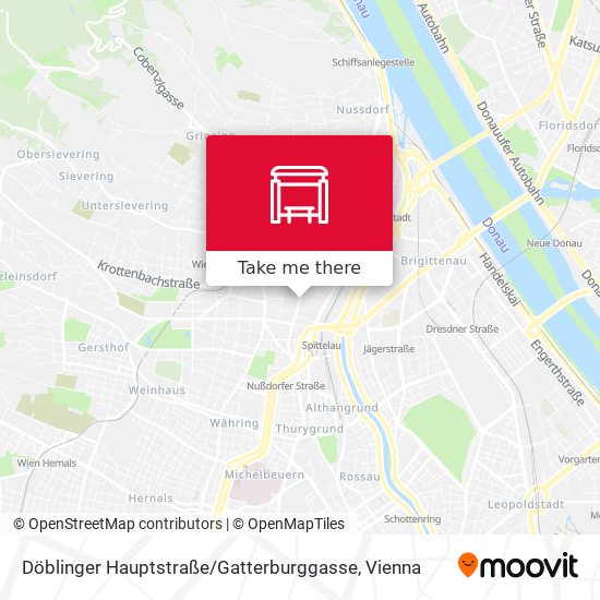 Döblinger Hauptstraße / Gatterburggasse map
