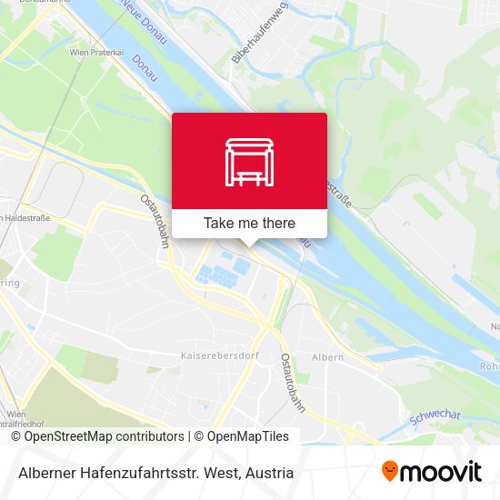 Alberner Hafenzufahrtsstr. West map
