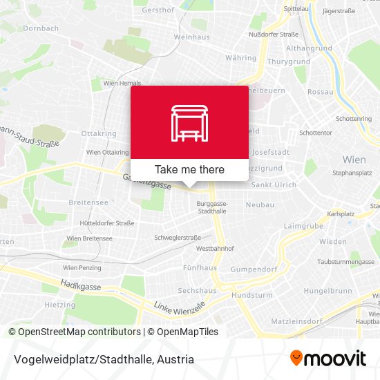 Vogelweidplatz/Stadthalle map