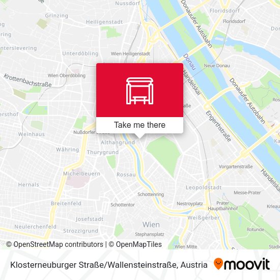 Klosterneuburger Straße / Wallensteinstraße map