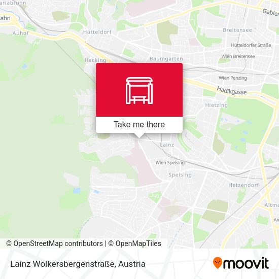 Lainz Wolkersbergenstraße map