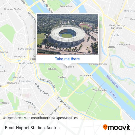 Ernst-Happel-Stadion map