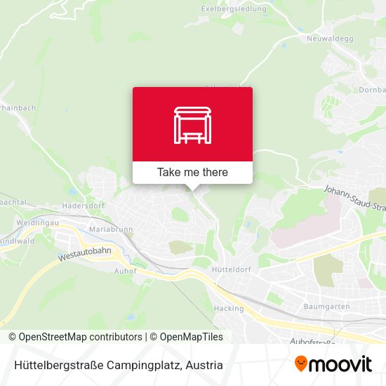 Hüttelbergstraße Campingplatz map