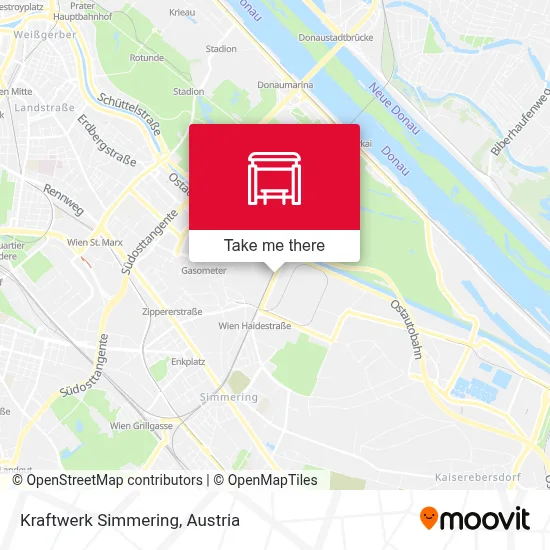Kraftwerk Simmering map
