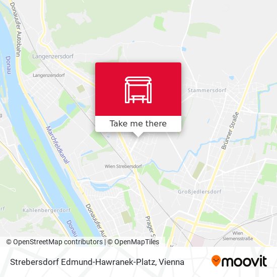 Strebersdorf Edmund-Hawranek-Platz map