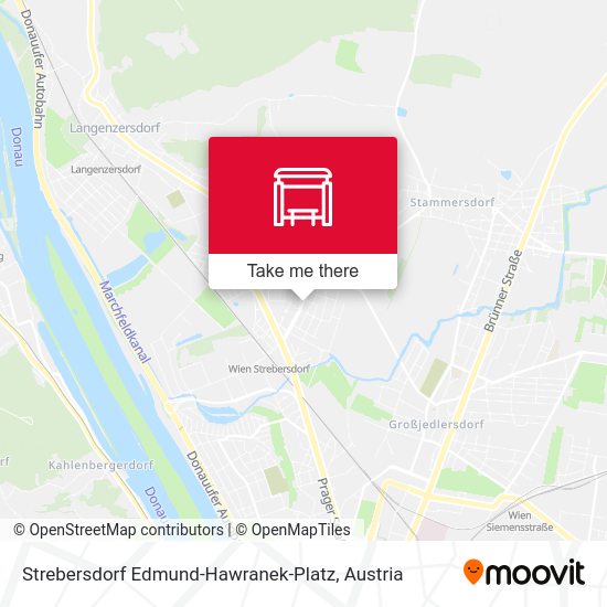 Strebersdorf Edmund-Hawranek-Platz map