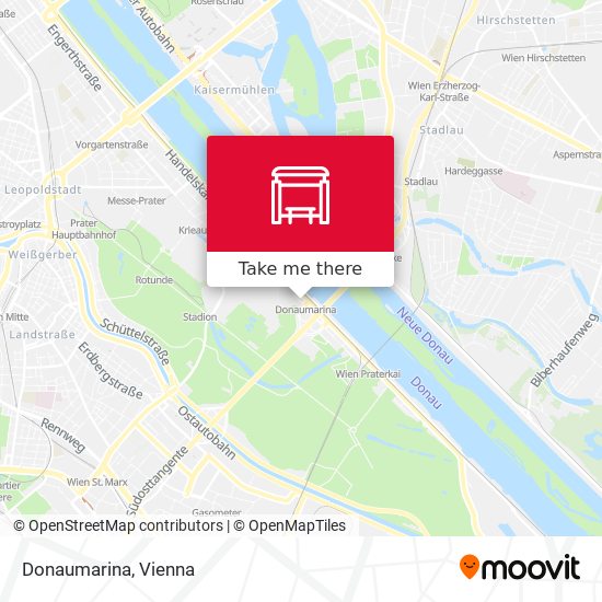 Donaumarina map