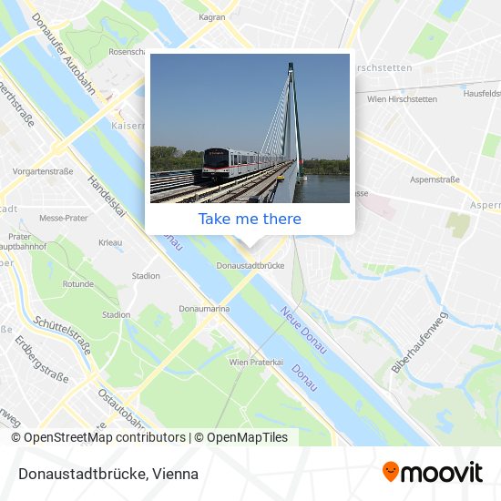 Donaustadtbrücke map
