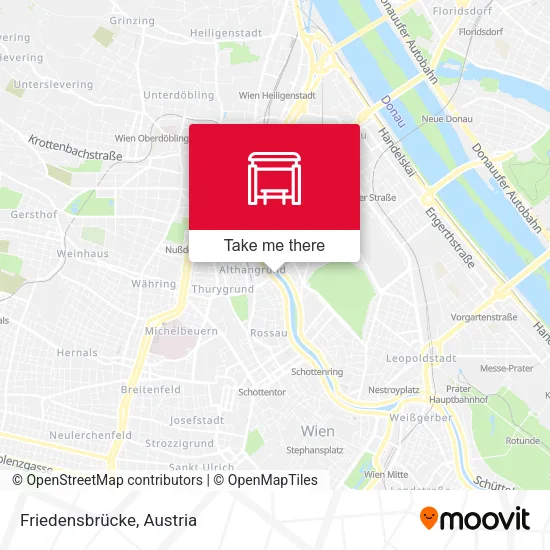 Friedensbrücke map