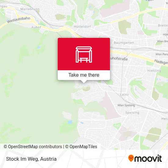 Stock Im Weg map