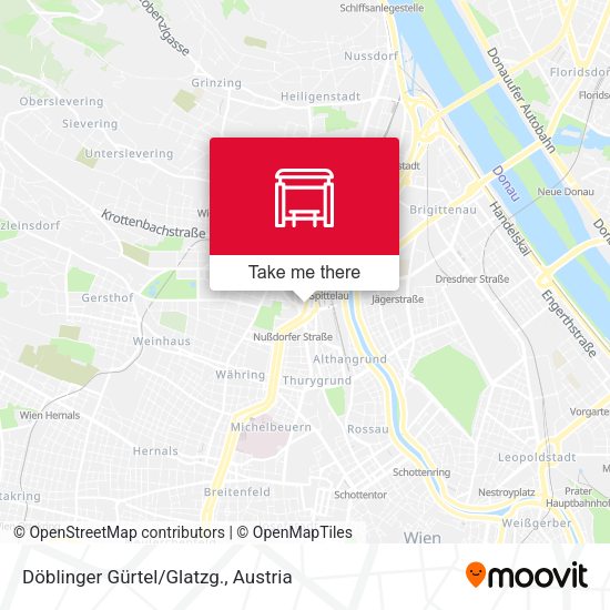 Döblinger Gürtel/Glatzg. map