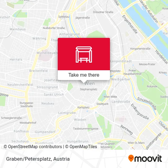 Graben/Petersplatz map