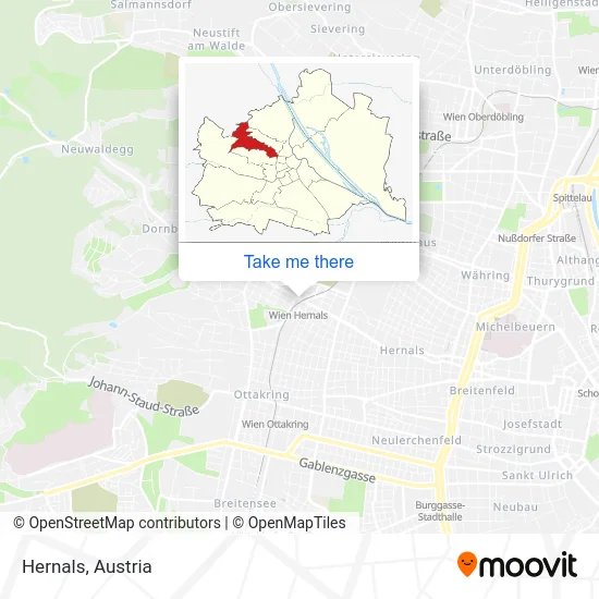 Hernals map