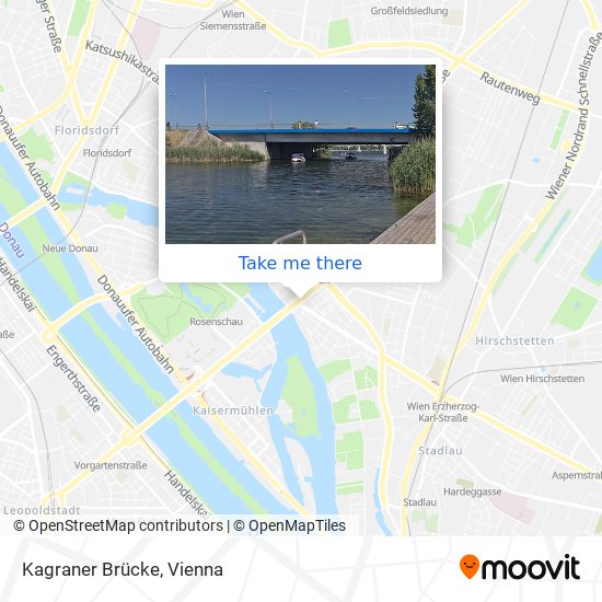 Kagraner Brücke map