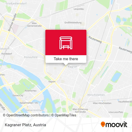 Kagraner Platz map