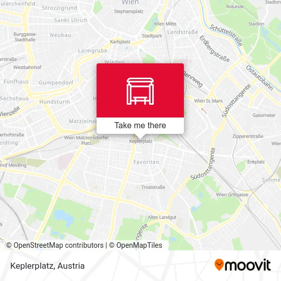 Keplerplatz map