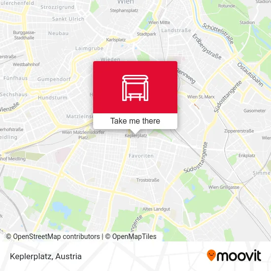 Keplerplatz map