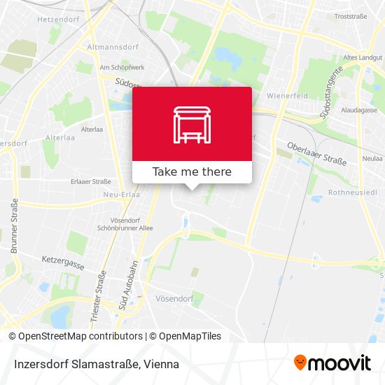 Inzersdorf Slamastraße map