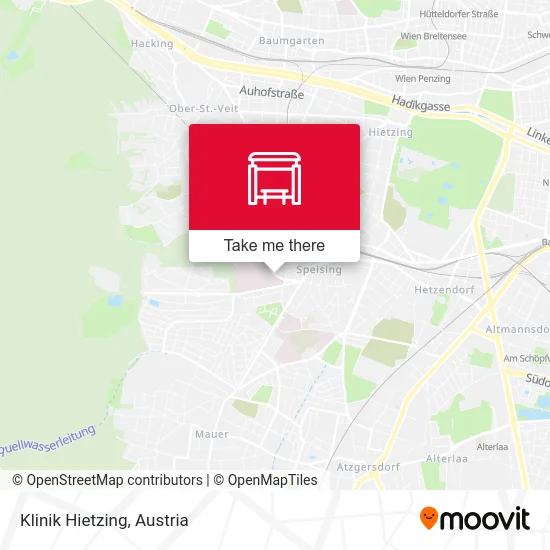 Klinik Hietzing map