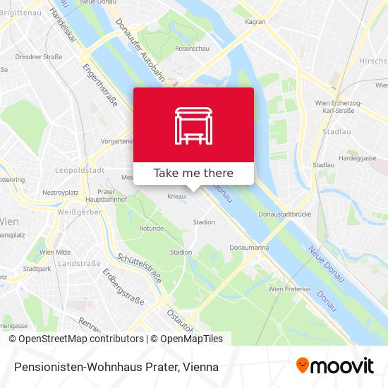 Pensionisten-Wohnhaus Prater map