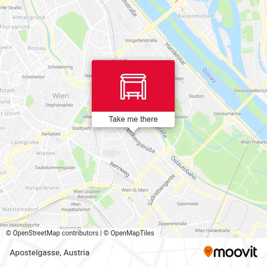 Apostelgasse map