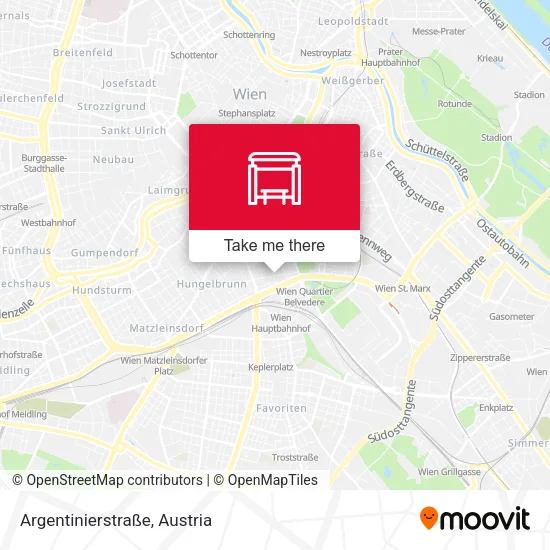 Argentinierstraße map