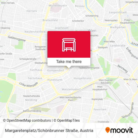 Margaretenplatz / Schönbrunner Straße map