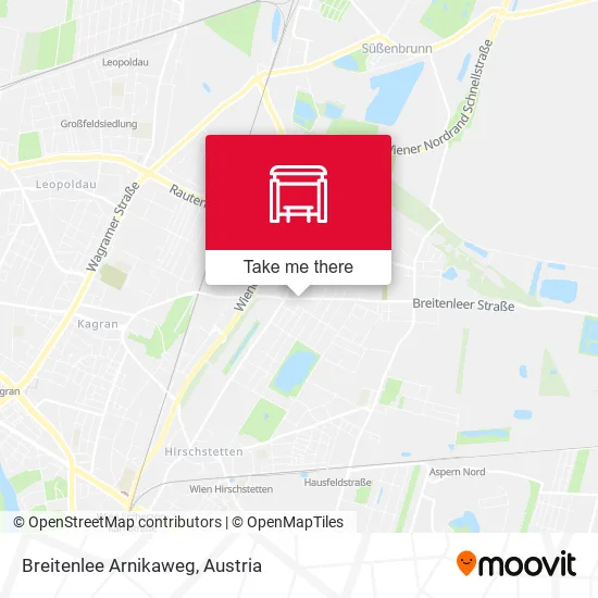 Breitenlee Arnikaweg map