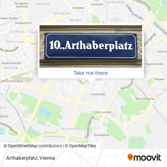 Arthaberplatz map
