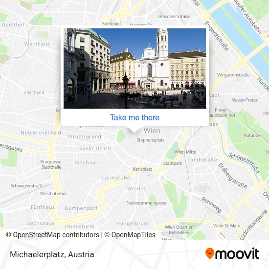 Michaelerplatz map